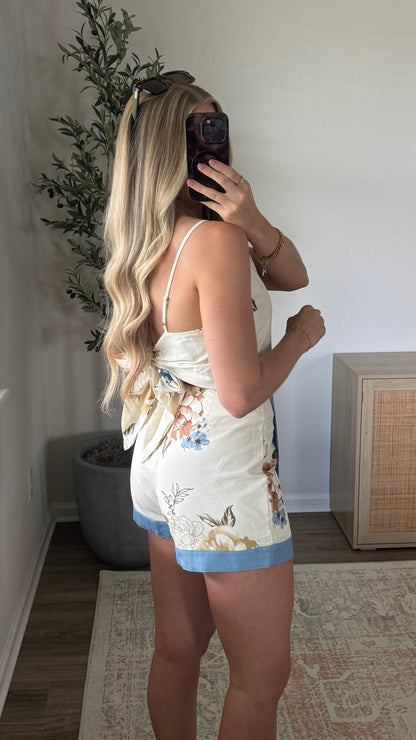 Mykonos Floral Skort Set
