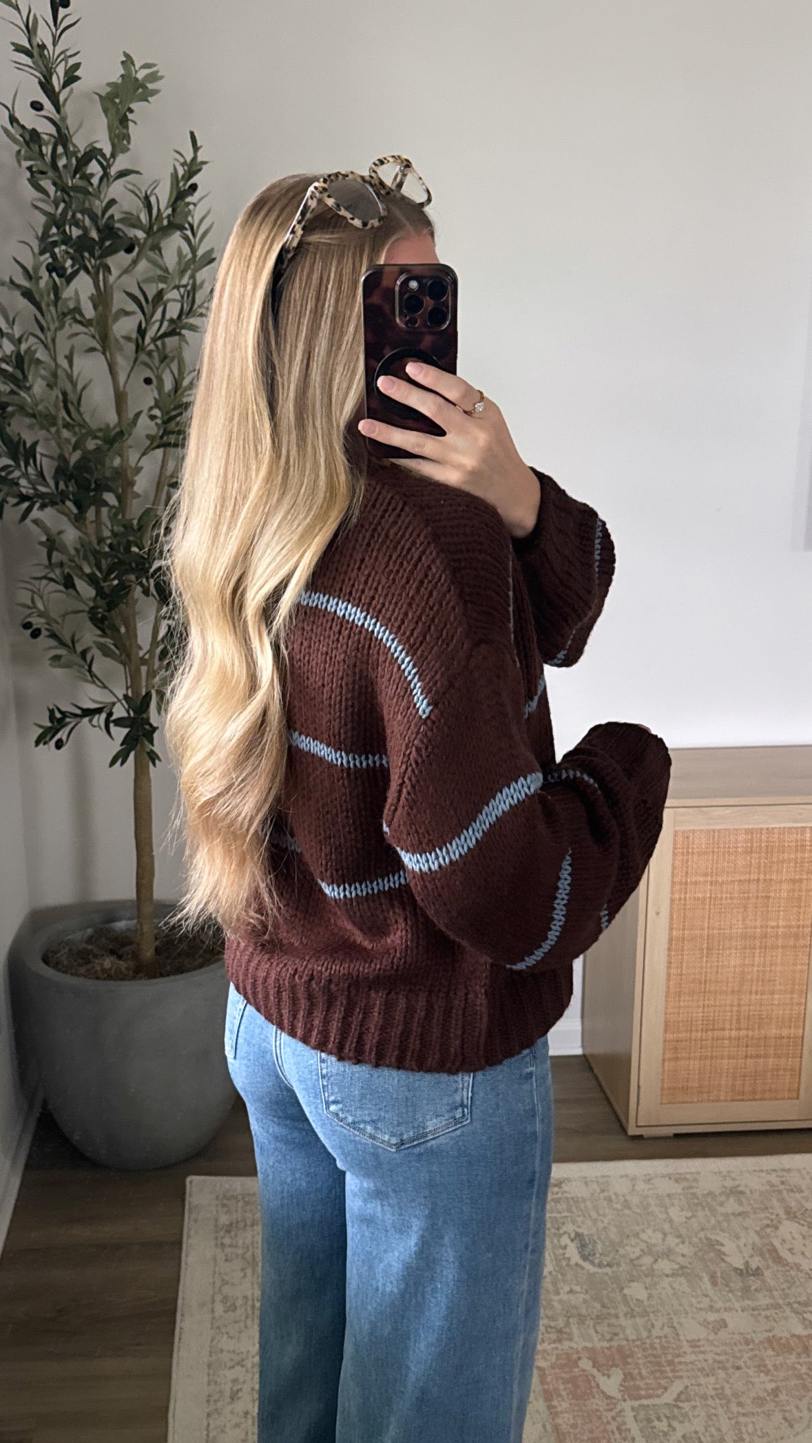 Maya Knit Cardigan / Dark Brown