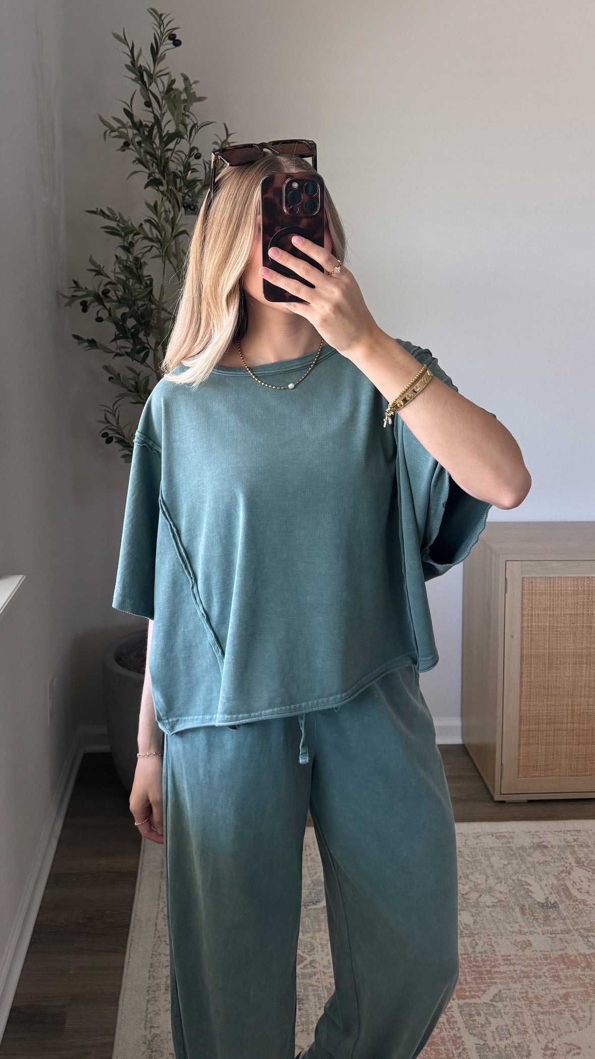 Daydream Cotton Set / Washed Green