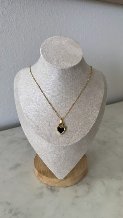 Double-Sided Heart Necklace