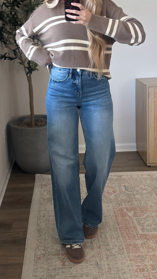 Kenna Baggy Denim / Medium Wash