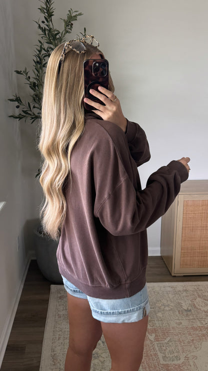 Hazel Henley Pullover / Brown