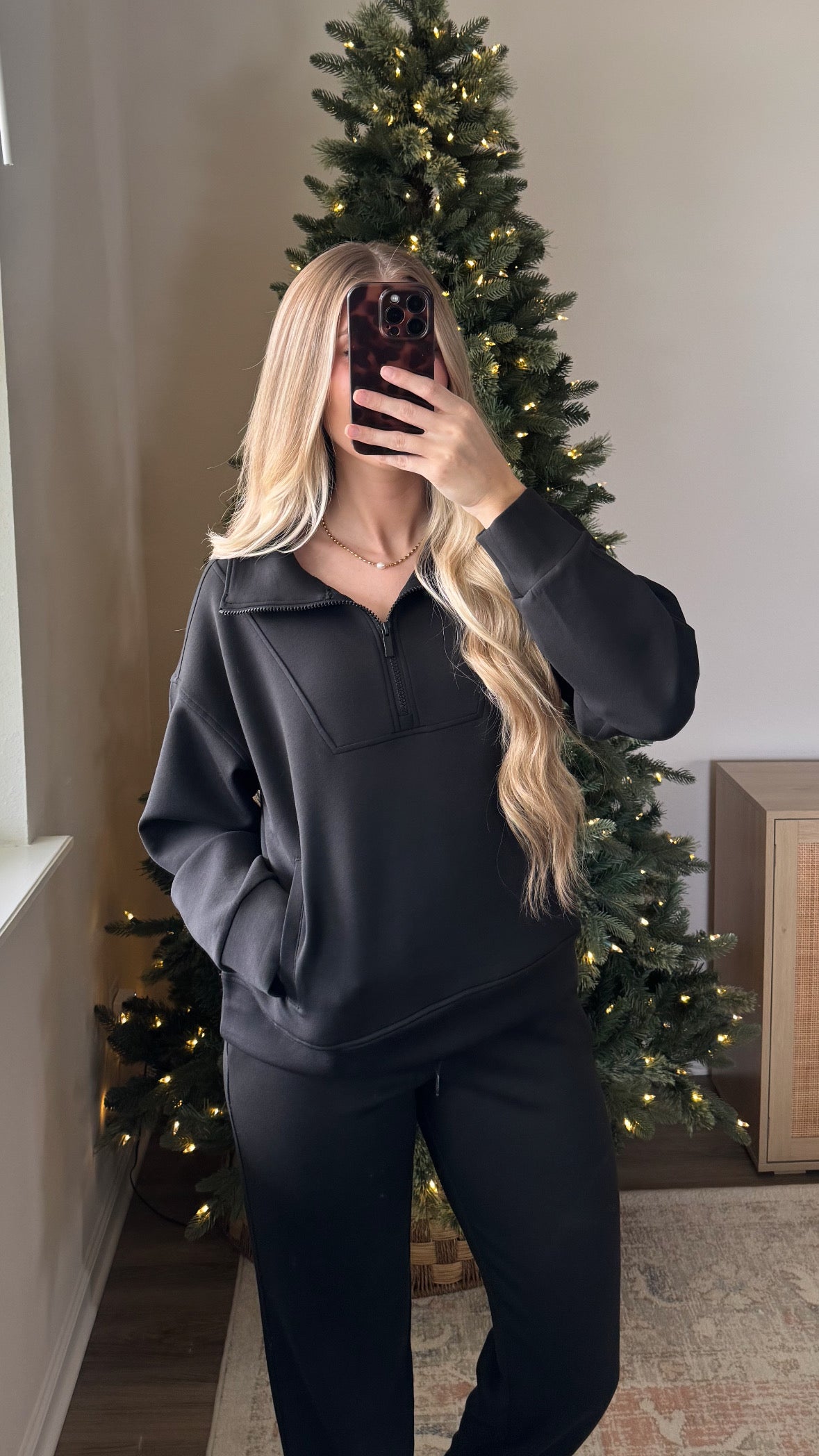 Scuba Jogger Lounge Set / Black