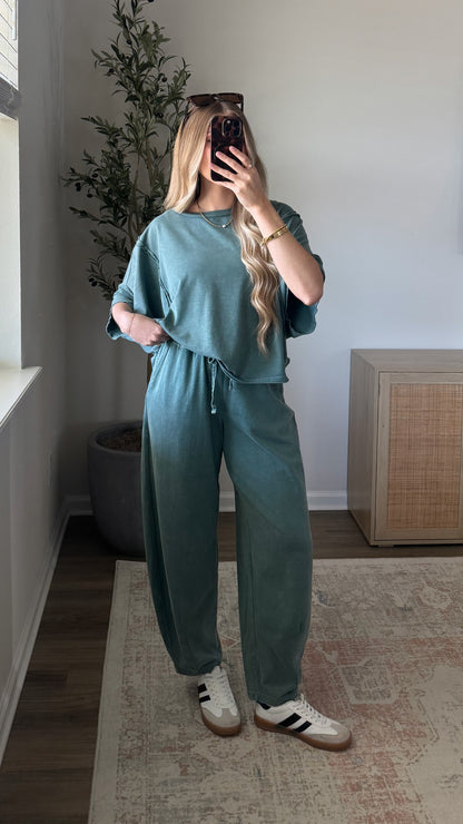 Daydream Cotton Set / Washed Green