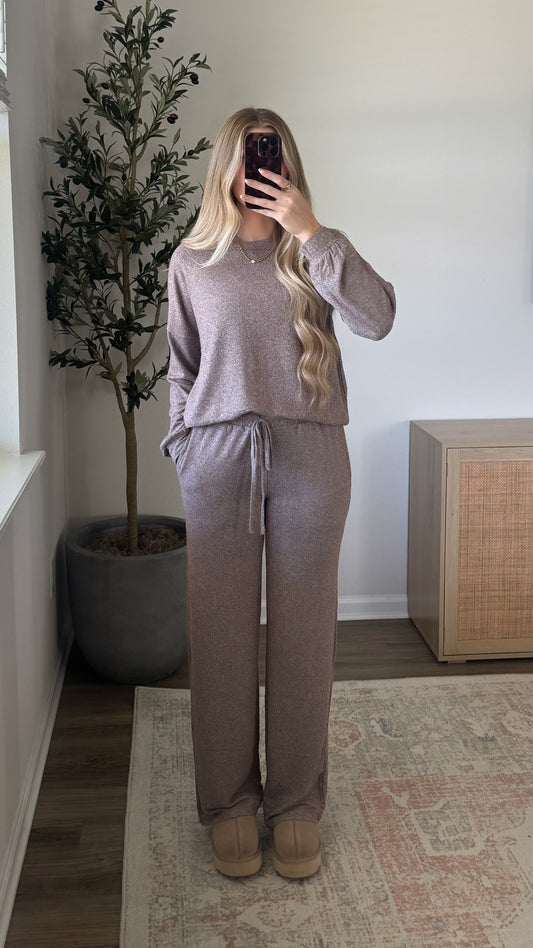 Lux Lounge Set / Dusty Brown