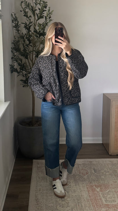 Leopard Puffer Jacket