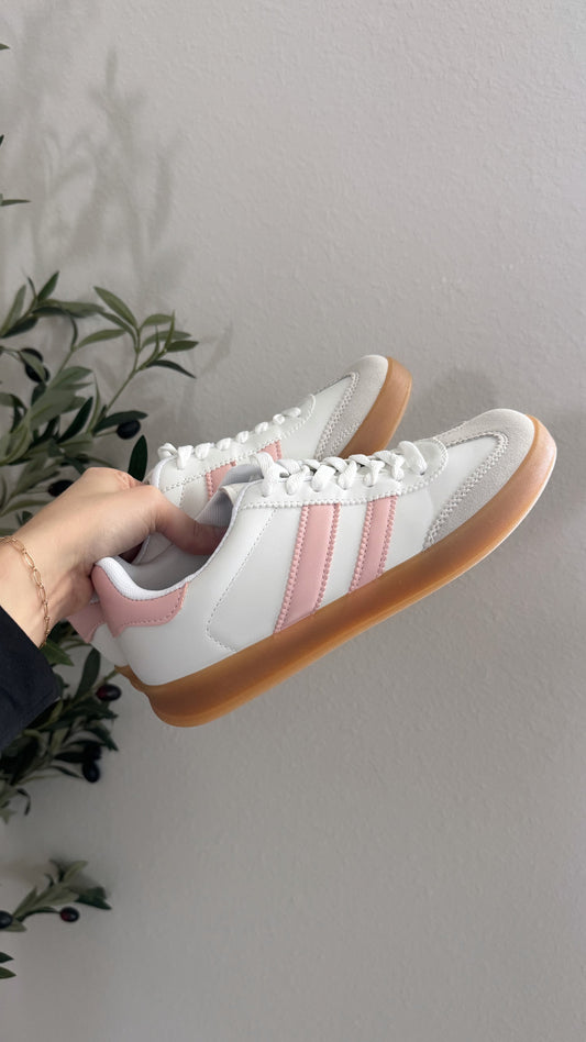 DOORBUSTER! Mia Sneakers / White + Pink