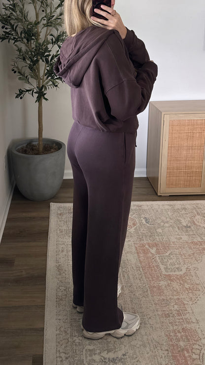 Maddie Zip-Up Jacket / Coffee Bean