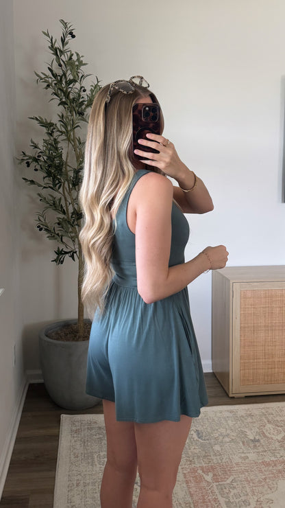 Butter Soft Romper / Jade