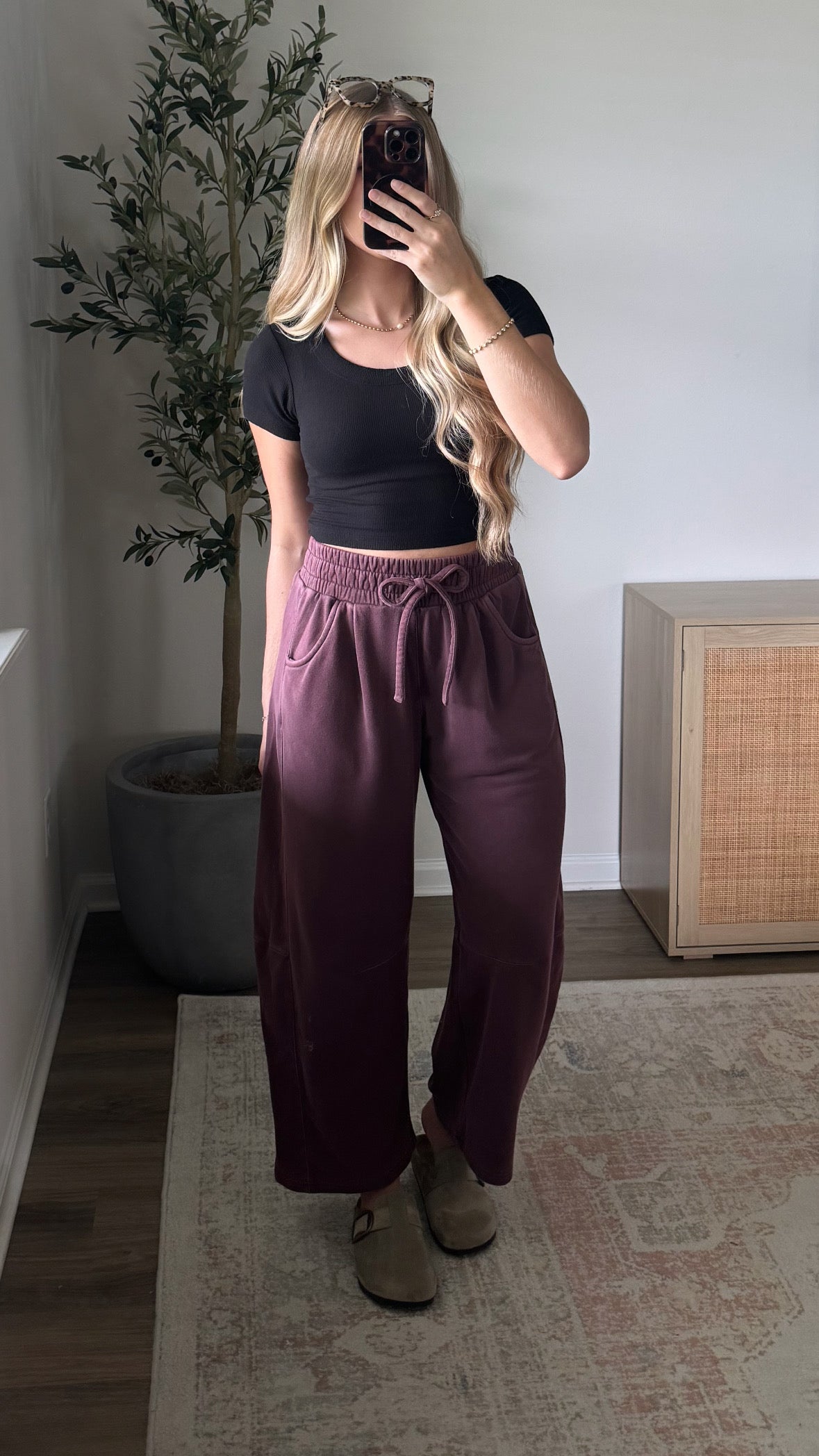 Barrel Sweatpants / Maroon