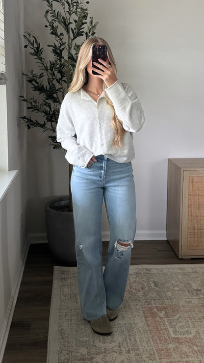 Bailey Cardigan / Heather Grey