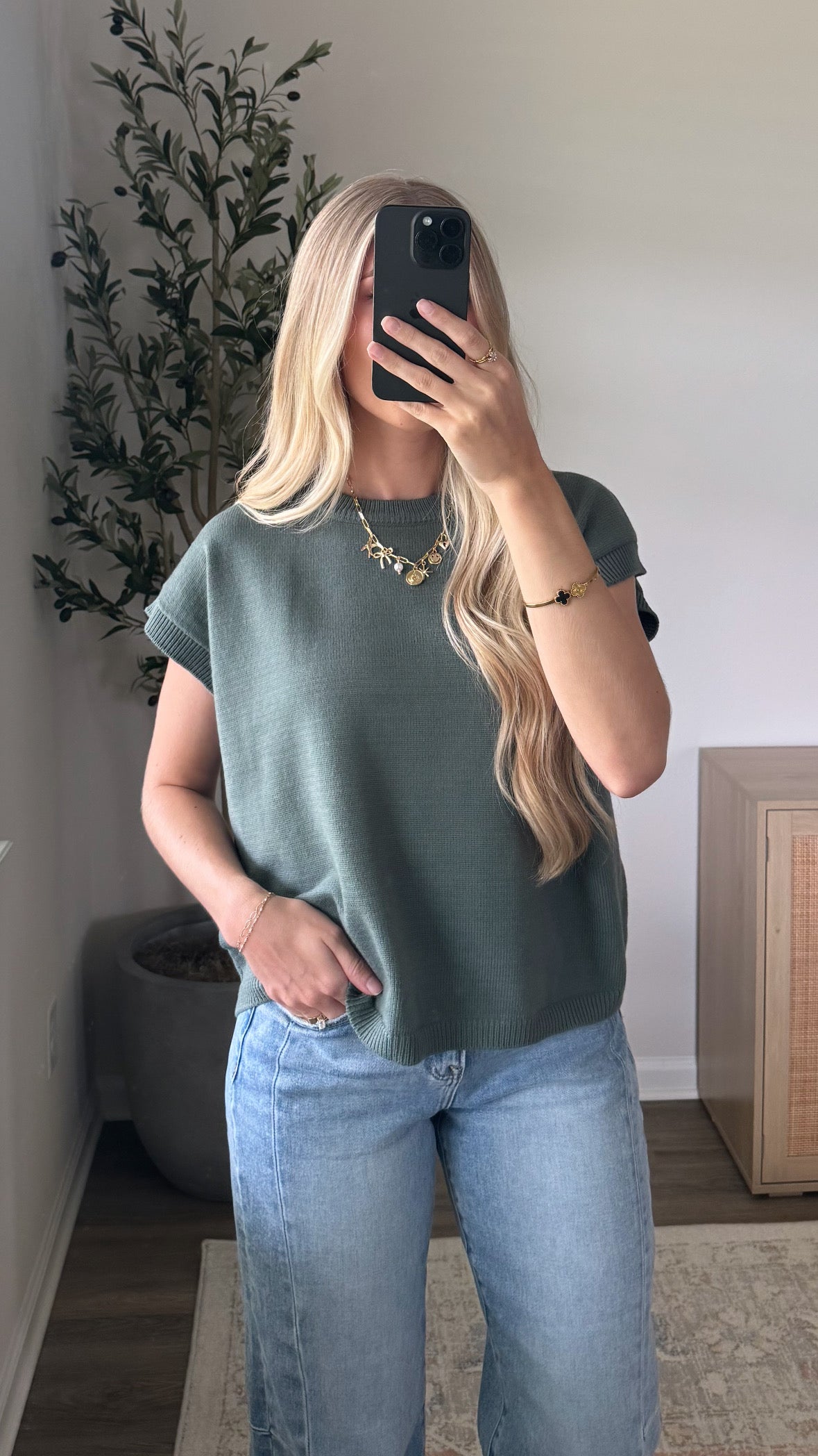 Classic Sweater Vest / Jade
