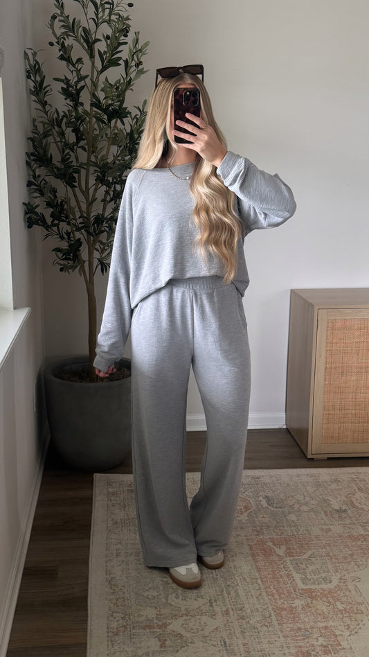 Dani Cotton Set / Heather Grey