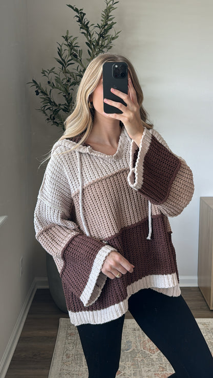 Baylee Chenille Hoodie / Mocha