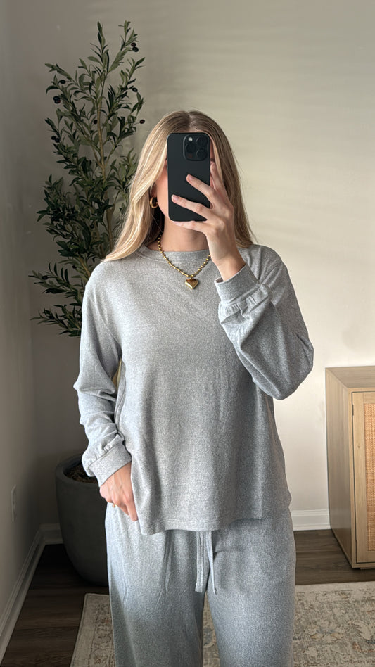 Lux Lounge Top / Grey