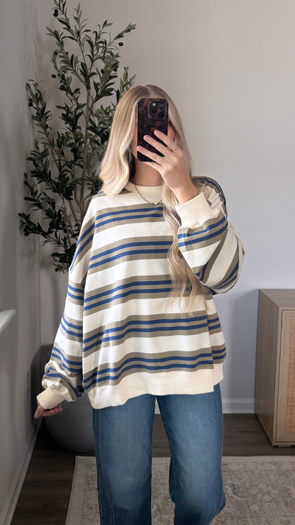 Sadie Striped Pullover