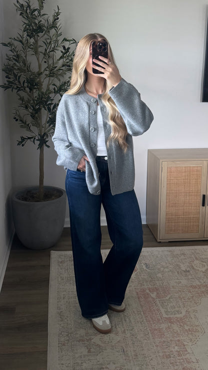Harvest Cardigan / Heather Grey