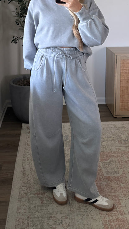Everyday Barrel Sweatpants / Sleet Grey