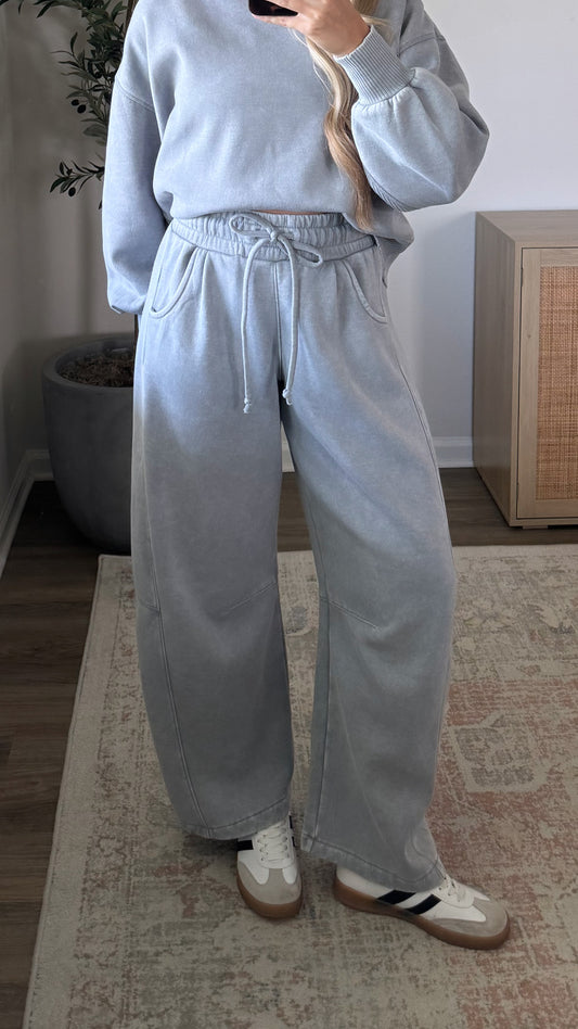 Everyday Barrel Sweatpants / Sleet Grey