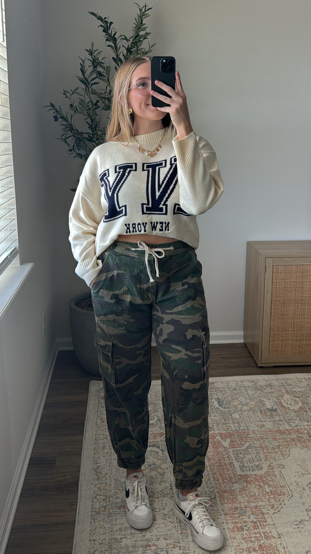 Katie Camo Joggers