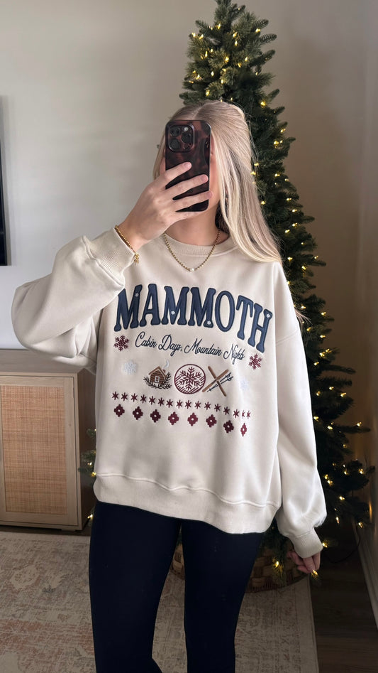 Mammoth Embroidered Sweatshirt