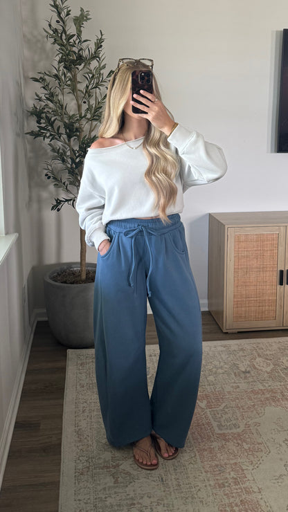 Barrel Sweatpants / Dusty Blue