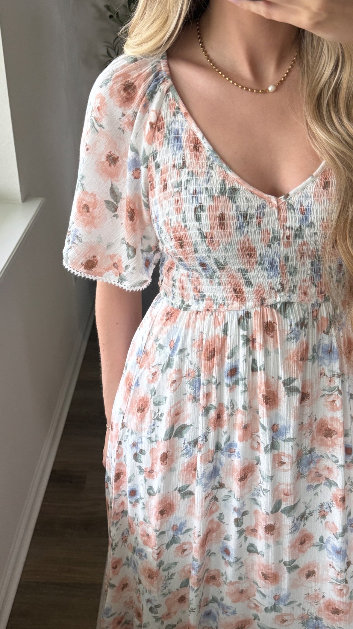 Pink Petal Maxi Dress