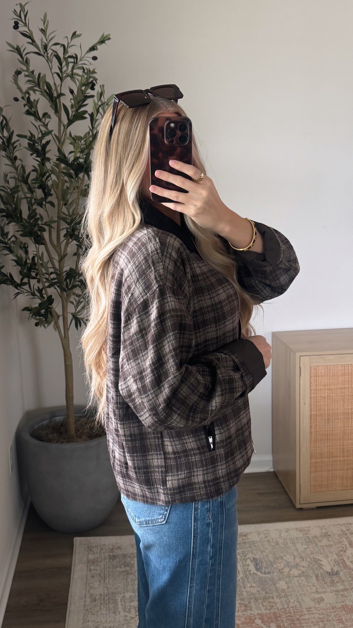 Chloe Plaid Jacket