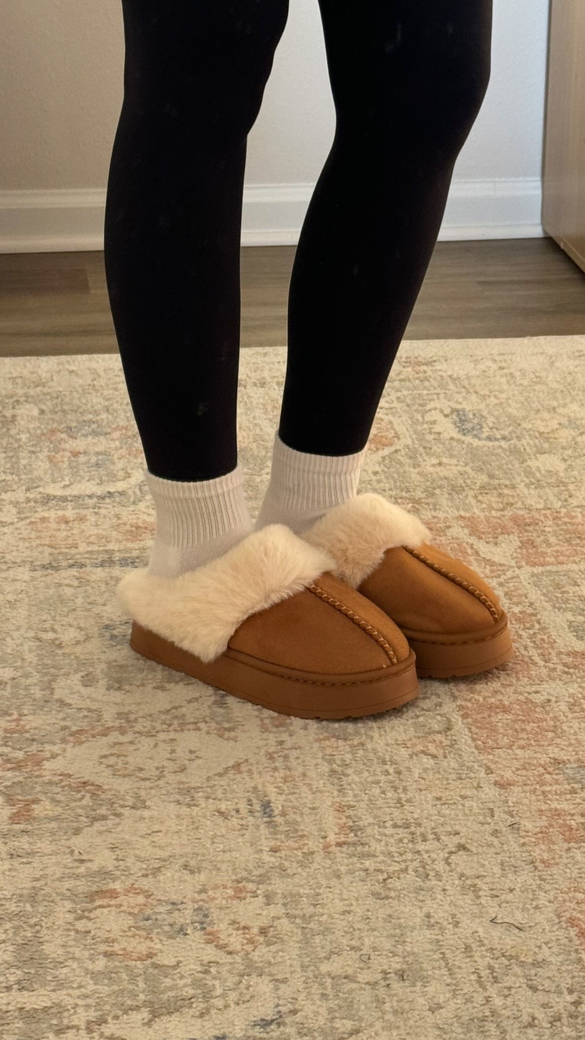 Platform Slipper / Chestnut