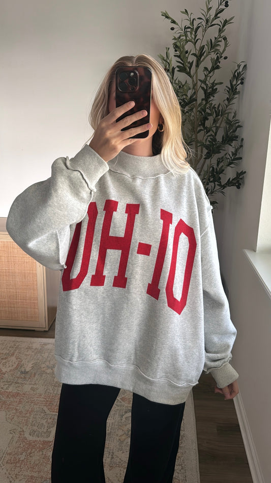 Ohio Mockneck Sweatshirt / Reversible