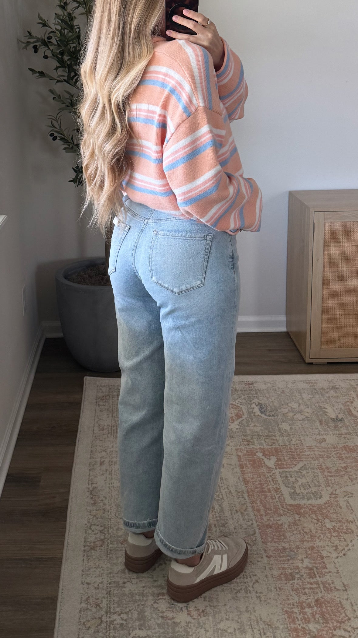 Amanda Barrel Denim / Light Wash
