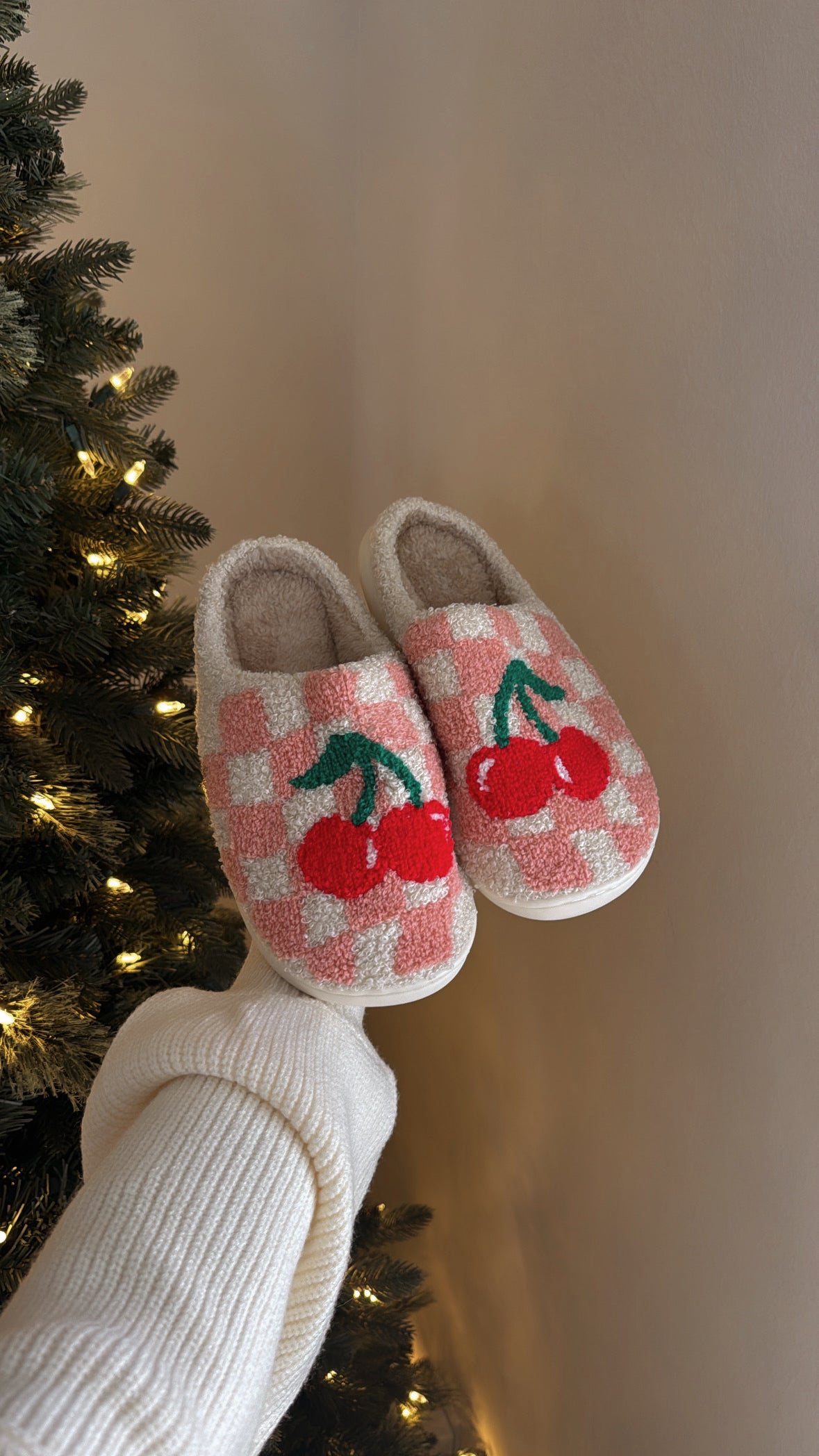 Cherry Slippers