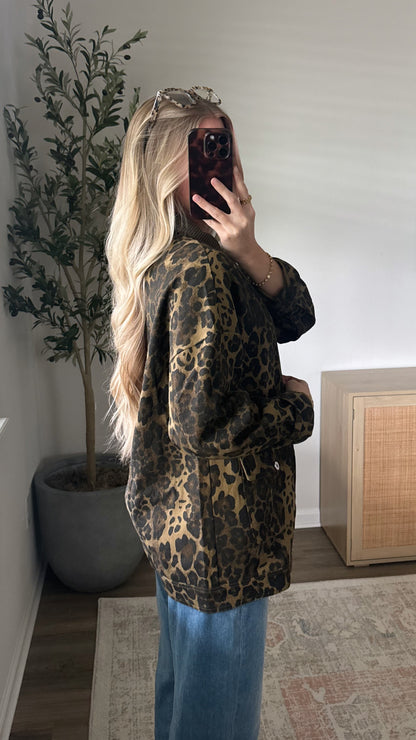 Leopard Barn Jacket