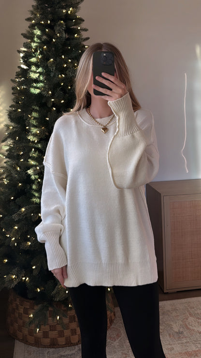 Not So Basic Knit Sweater / Ivory