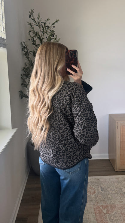 Leopard Puffer Jacket