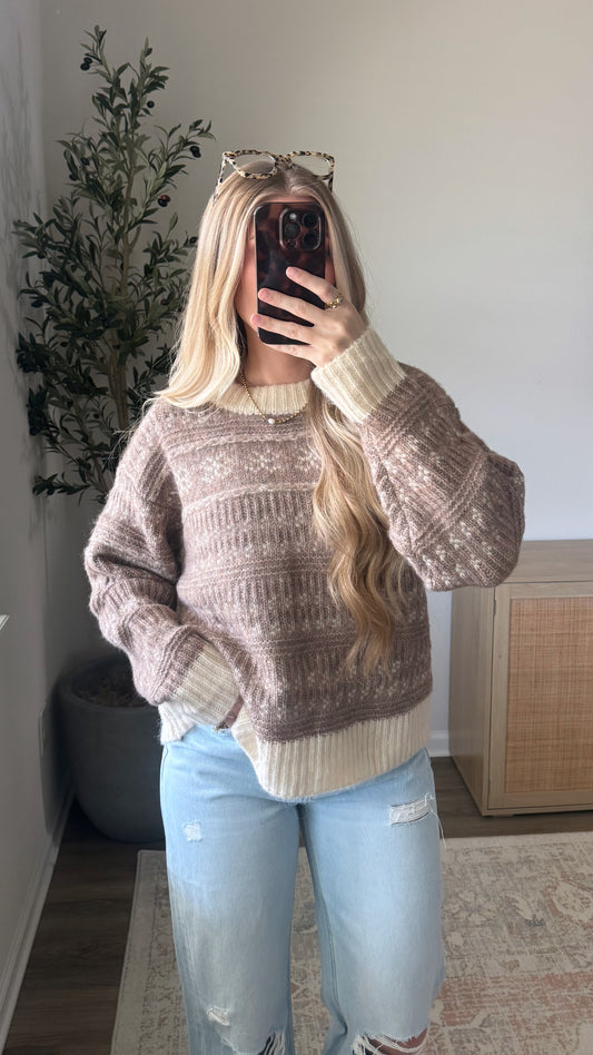 Cozy Winter Knit / Taupe