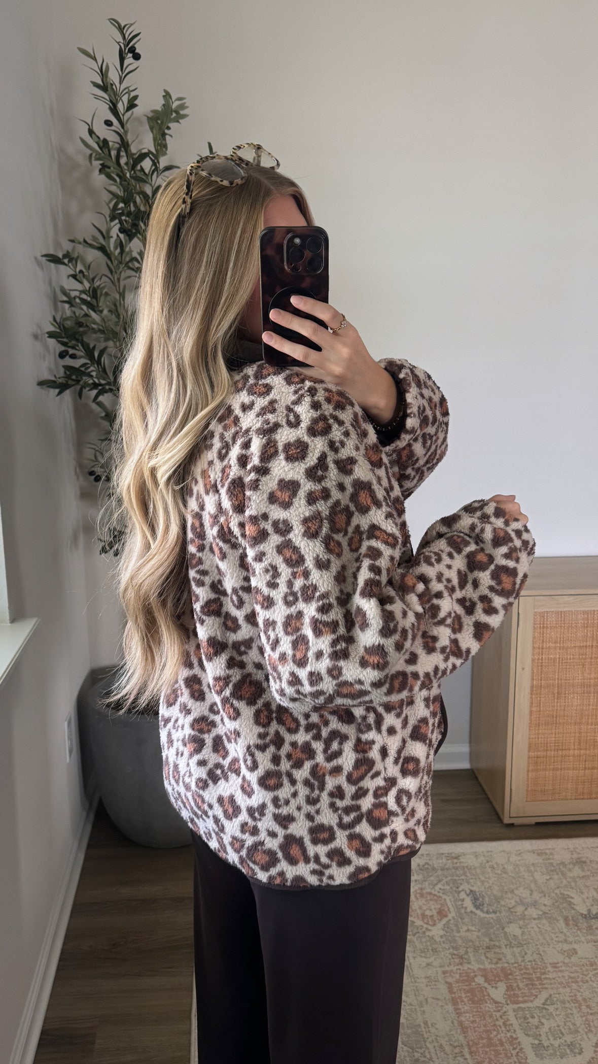 Sherpa Jacket / Leopard