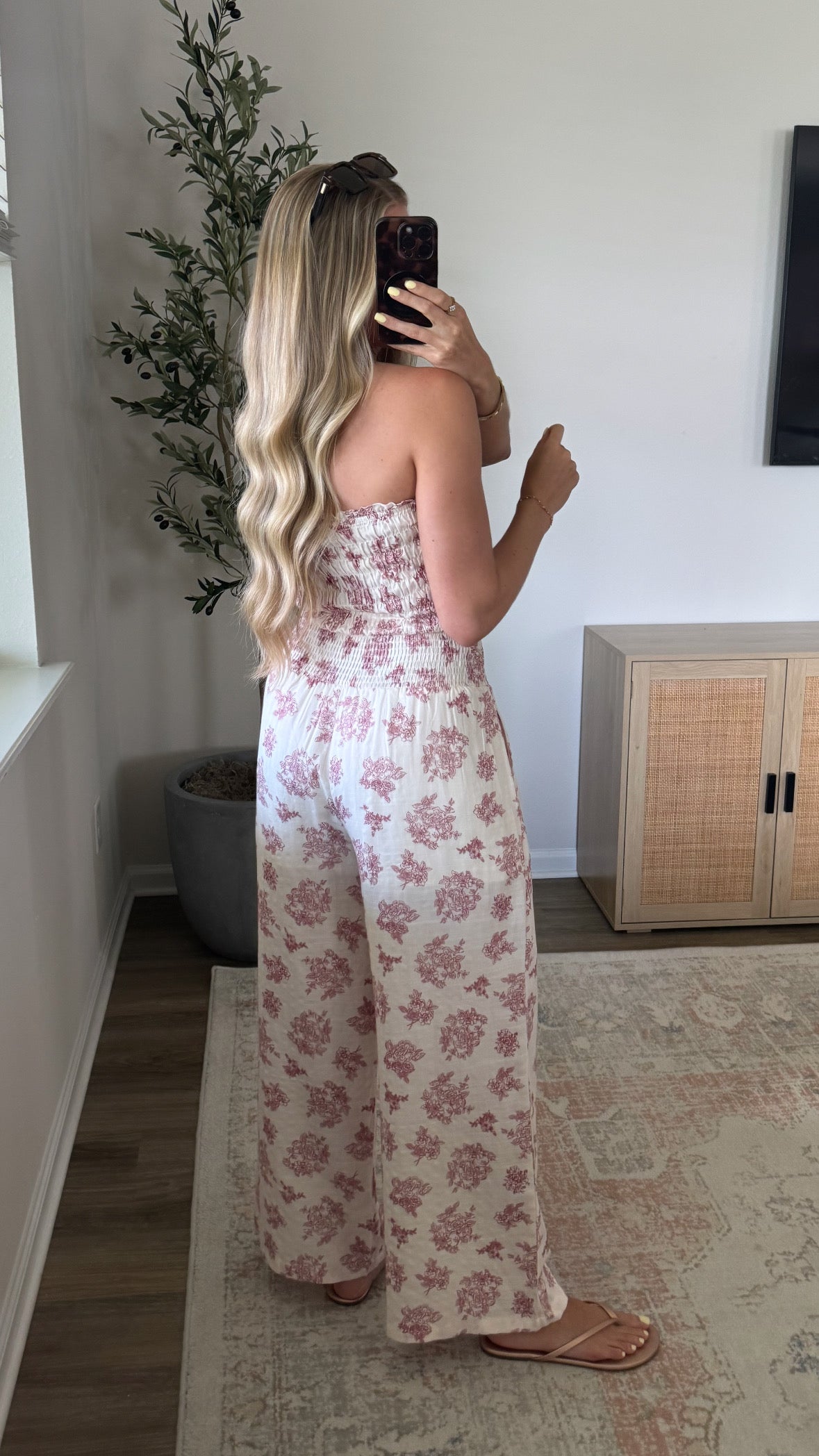 Mia Floral Wide Leg Pants Set