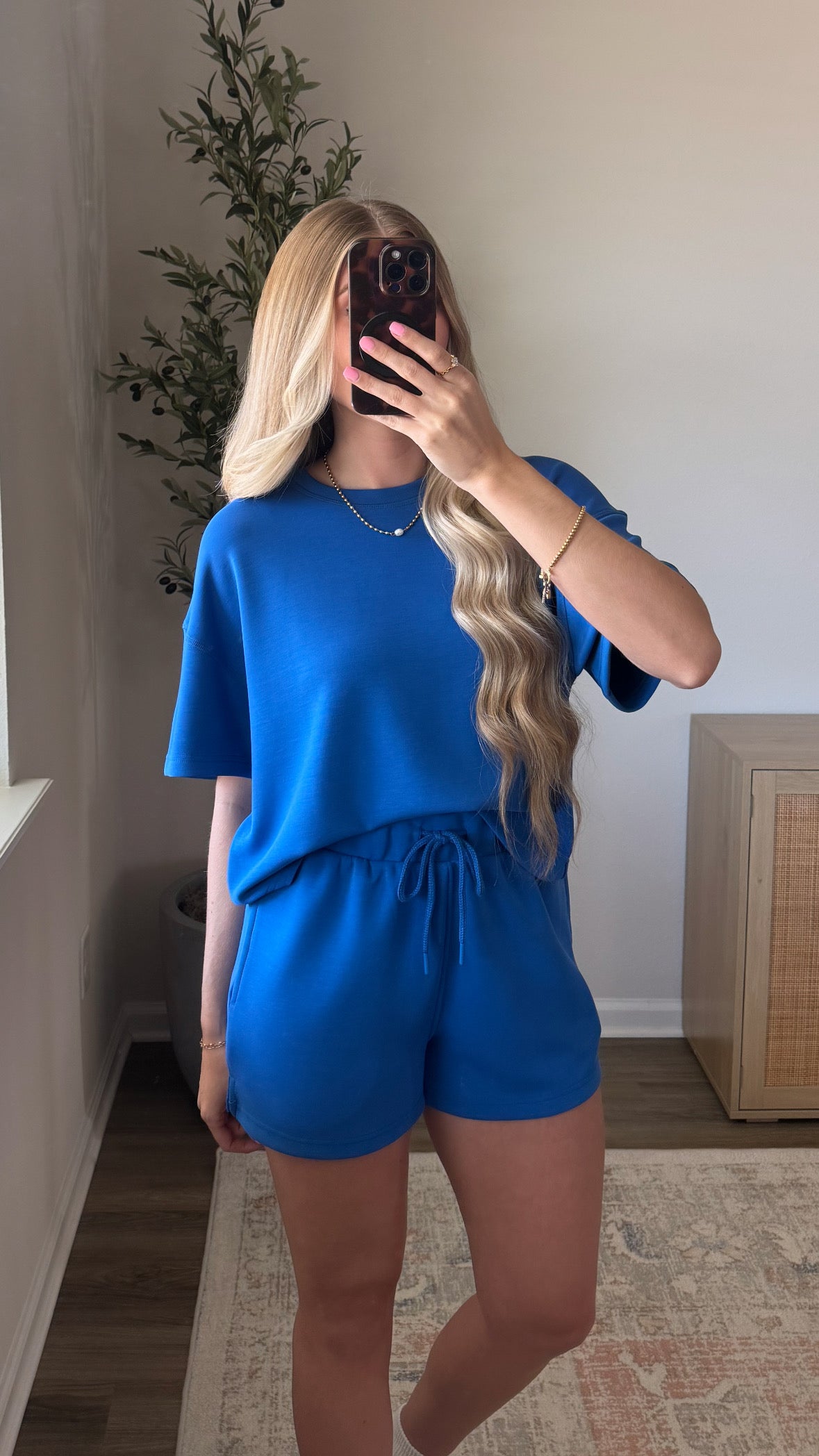 Cloud Scuba Shorts Set / Royal Blue