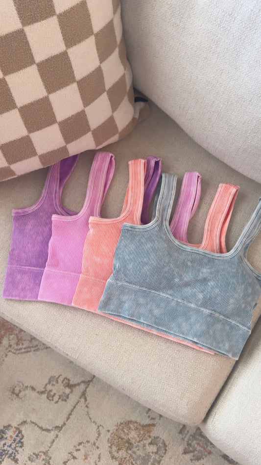 4 Color Options / Pastel Butter Tanks