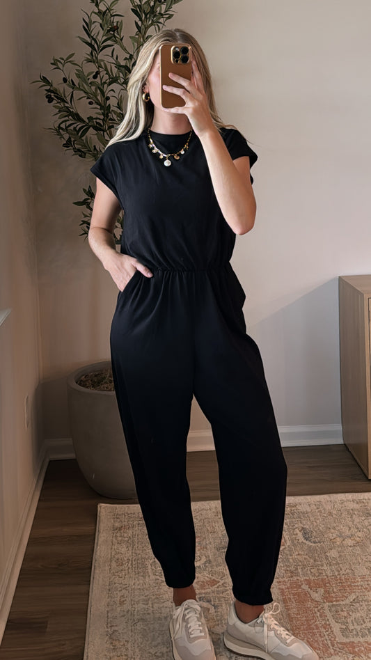 Classic Black Jumpsuit