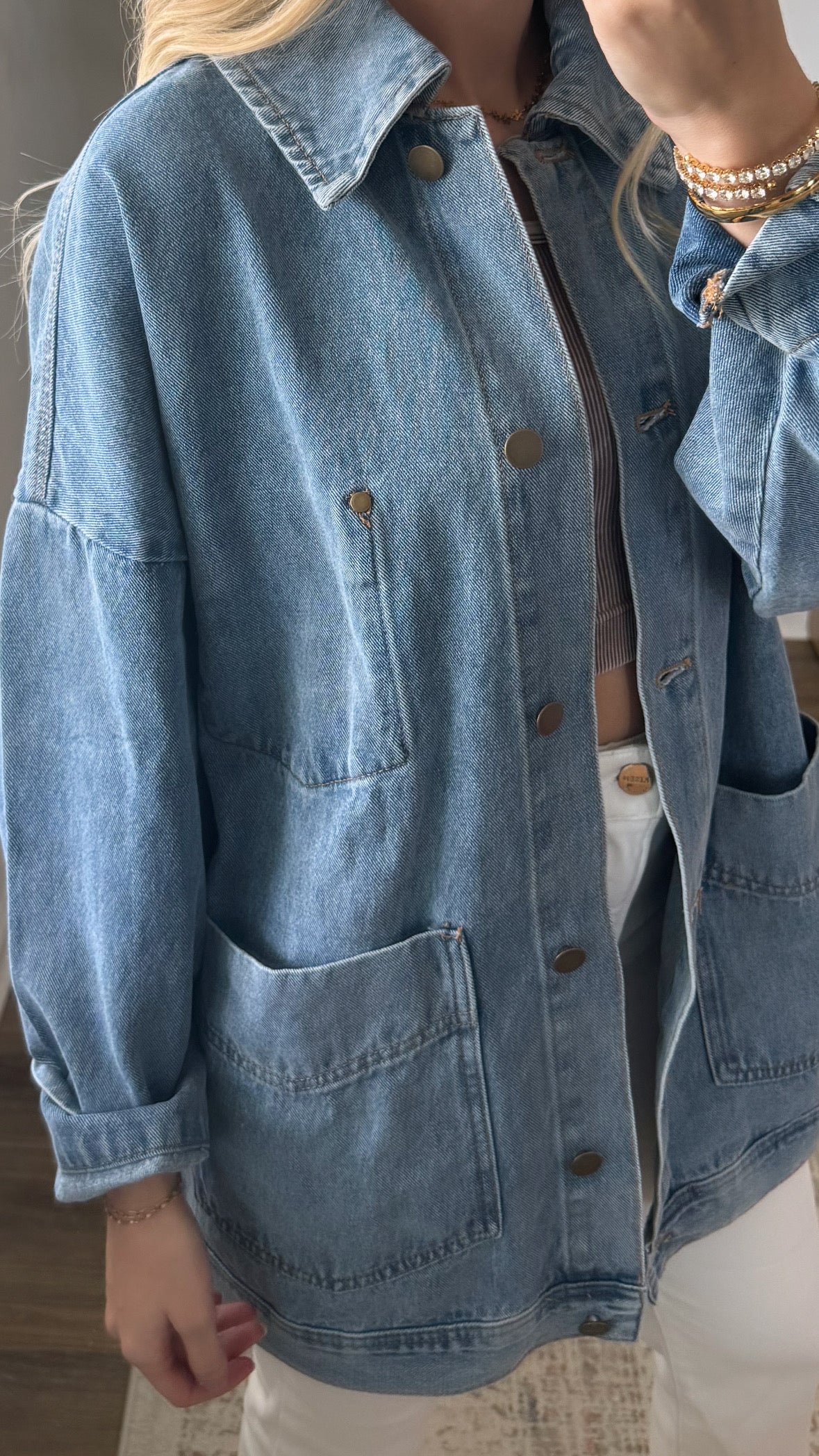 Oversized Denim Jacket / Blue