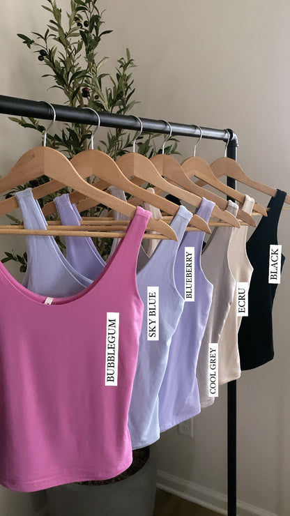 Low Scoop Neck Tank