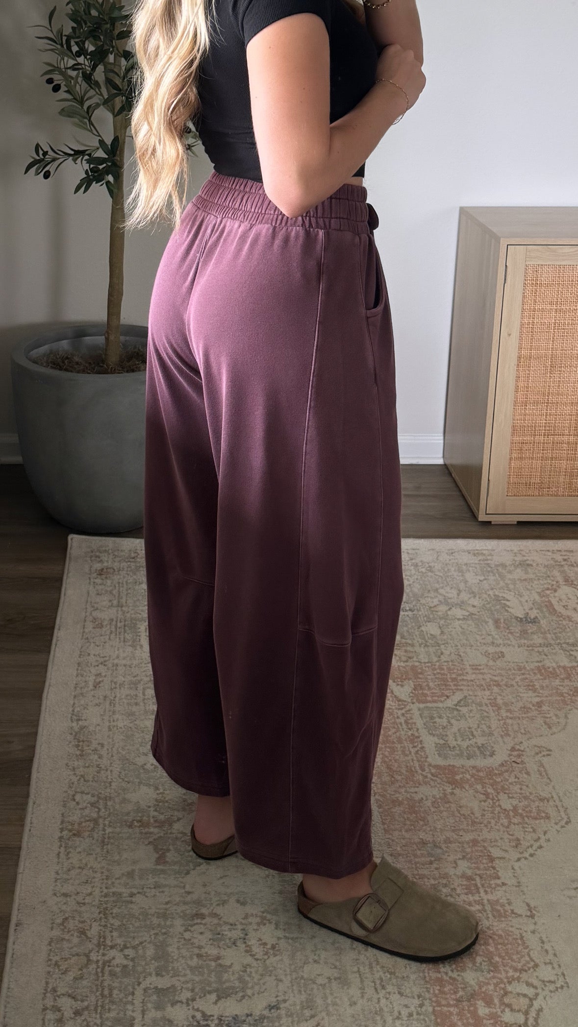 Barrel Sweatpants / Maroon