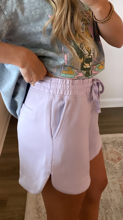 Scuba Lounge Shorts / Lilac