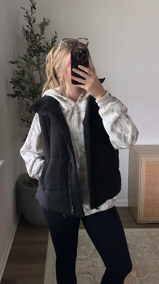 Puffer Vest / Black