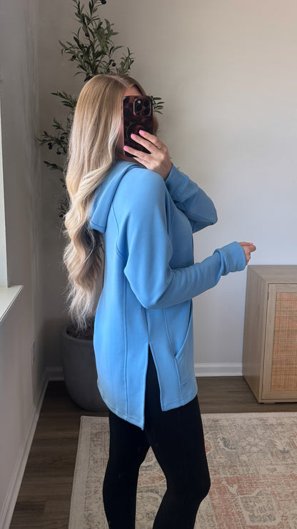 Cloud Scuba Hoodie / Light Blue