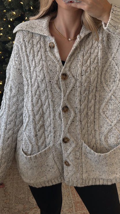 Chloe Cable Knit Cardigan