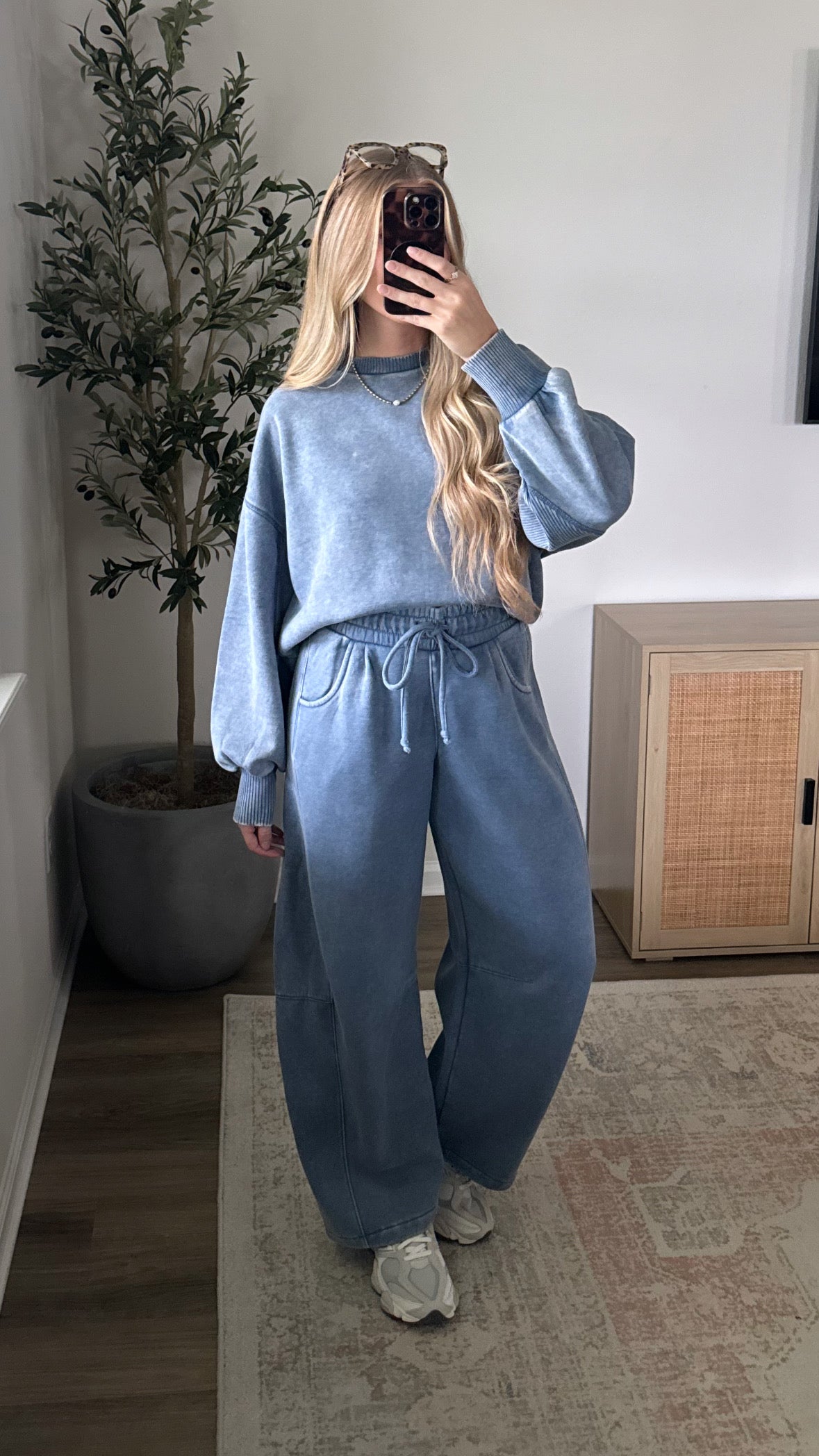 Everyday Fleece Barrel Set / Blue
