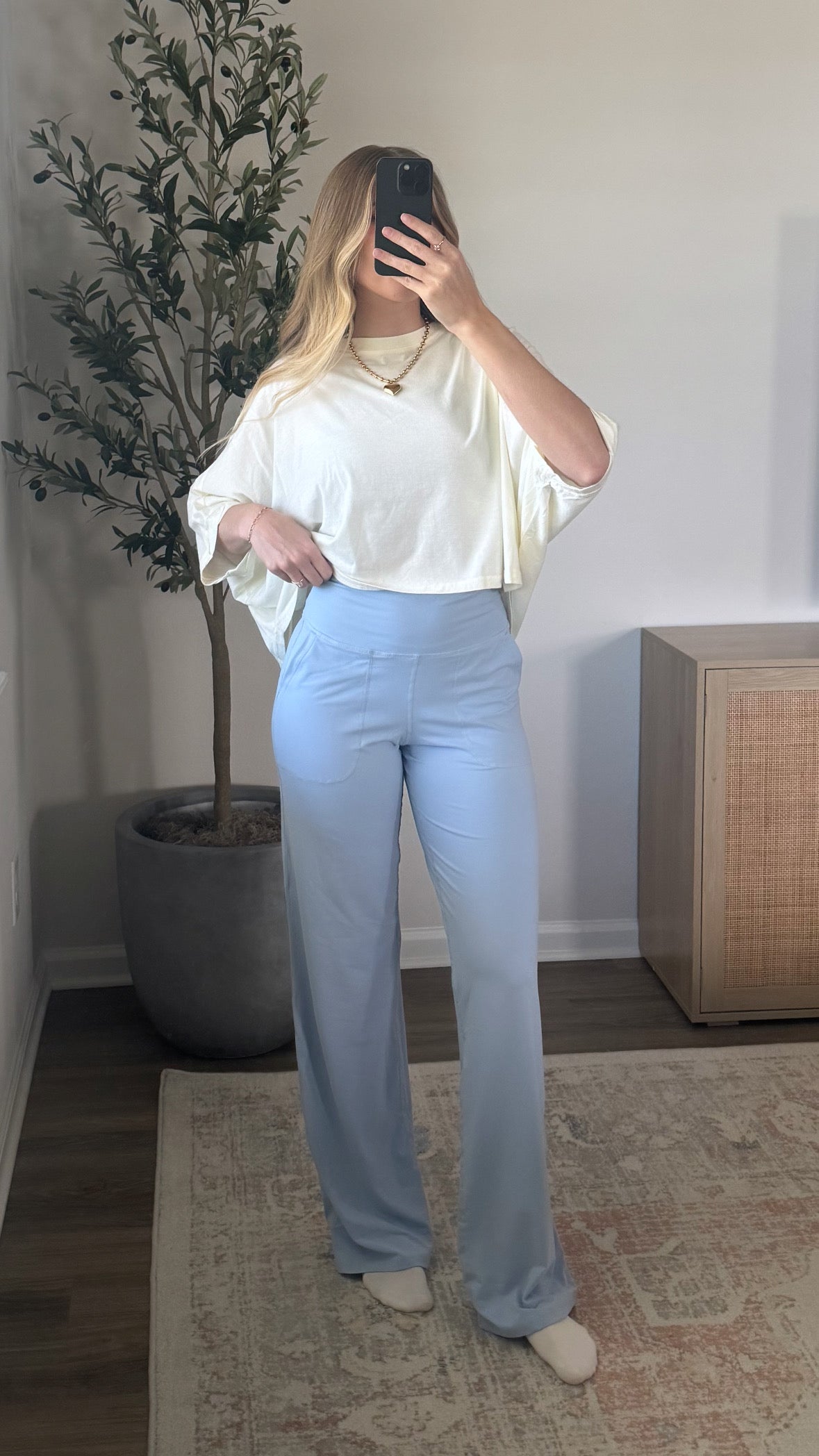 Butter Soft Yoga Pants / Pastel Blue